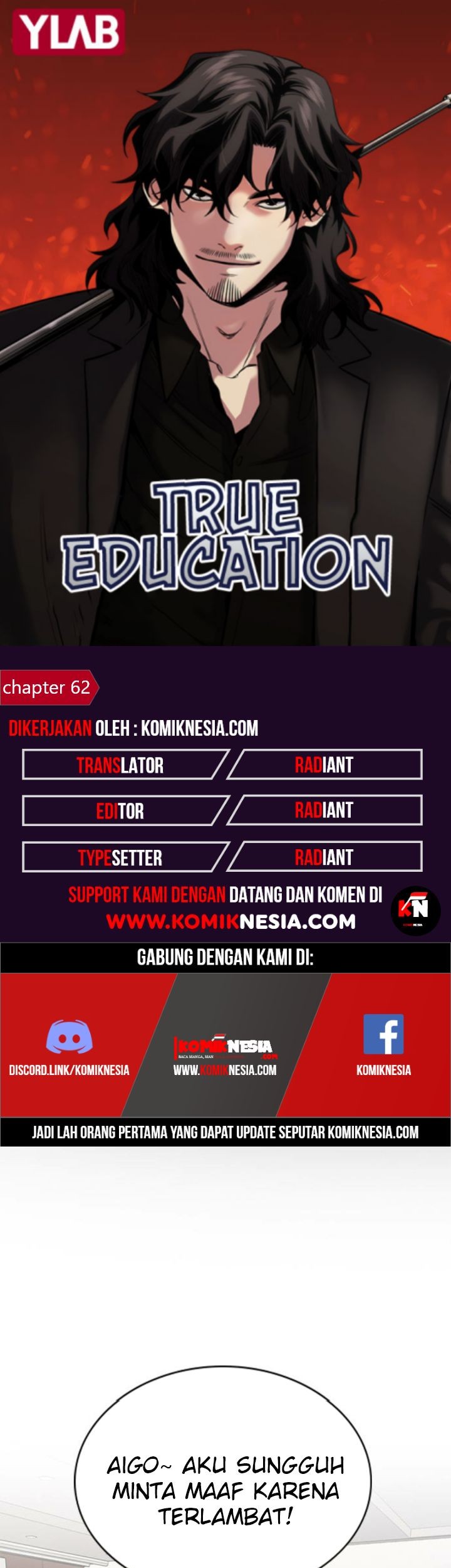 Komik True Education Chapter 62 gambar nomor 1