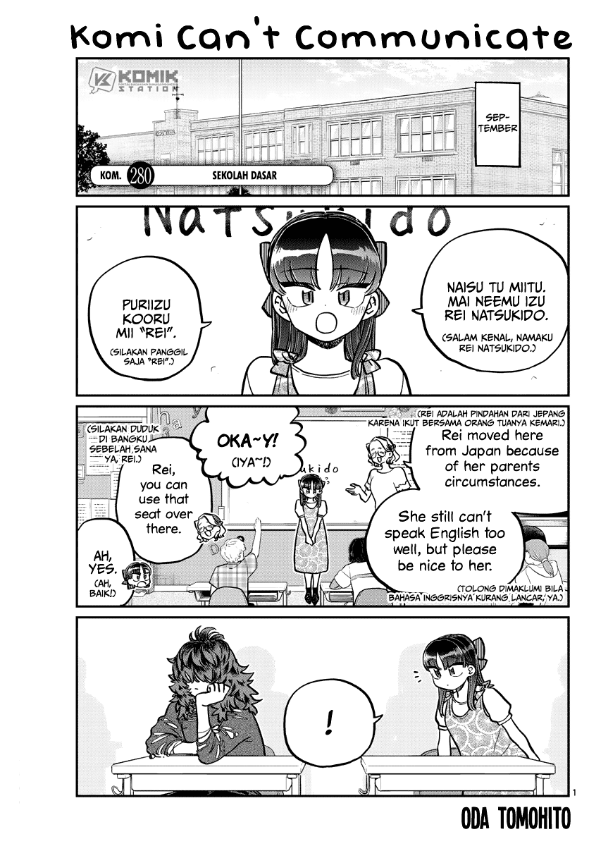 Manga Komi-san wa Komyushou Desu Chapter 280 gambar nomor 2