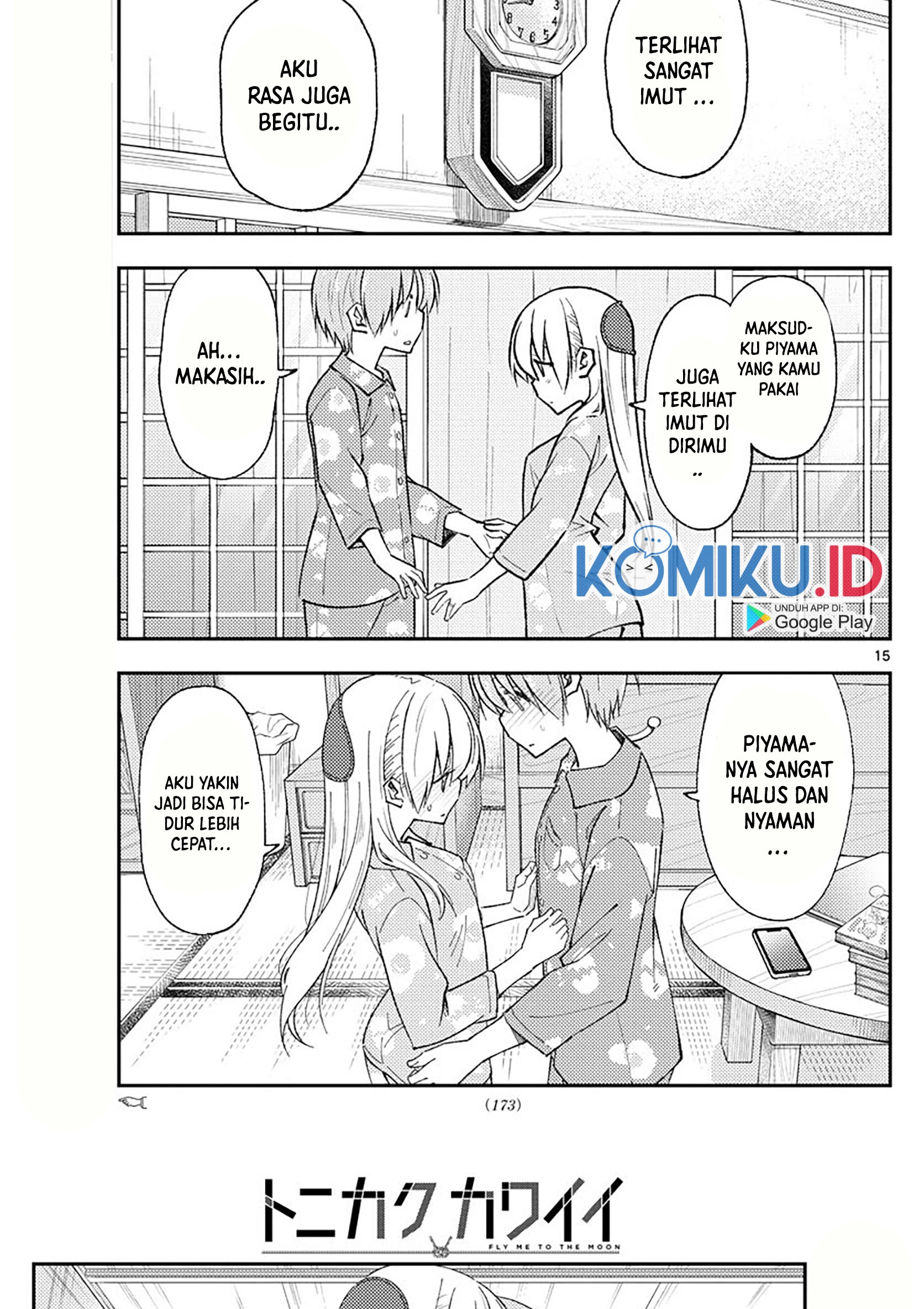 Tonikaku Kawaii Chapter 166 Gambar 17