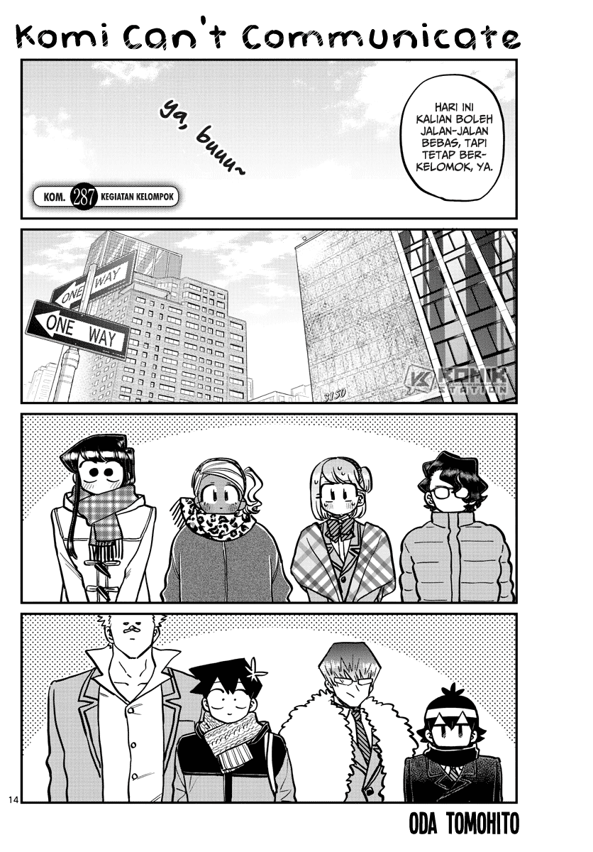 Manga Komi-san wa Komyushou Desu Chapter 287 gambar nomor 2