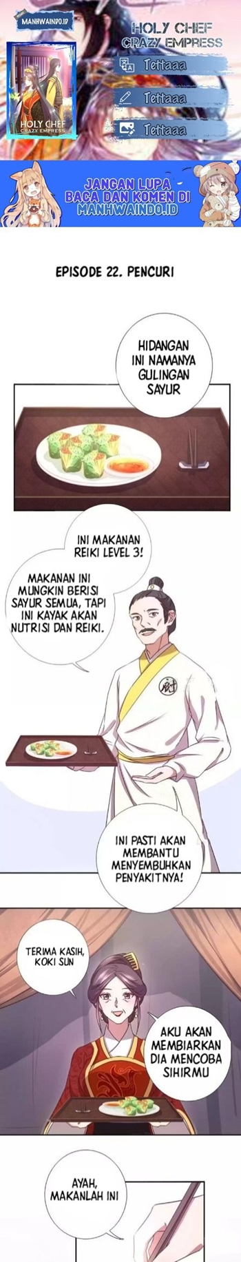 Komik Holy Chef, Crazy Empress Chapter 22 gambar nomor 1