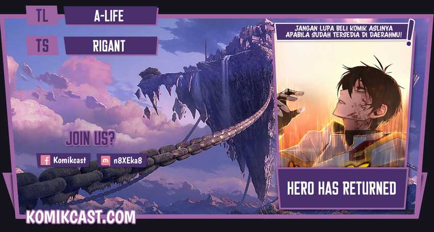 Komik Hero Has Returned Chapter 45 gambar nomor 1