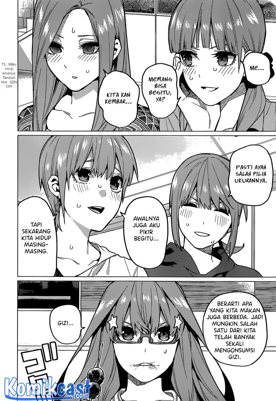 Go-toubun no Hanayome Chapter 123.5 Gambar 3