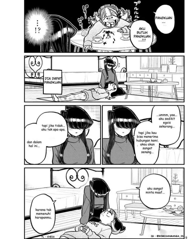 Komi-san wa Komyushou Desu Chapter 312 Gambar 9