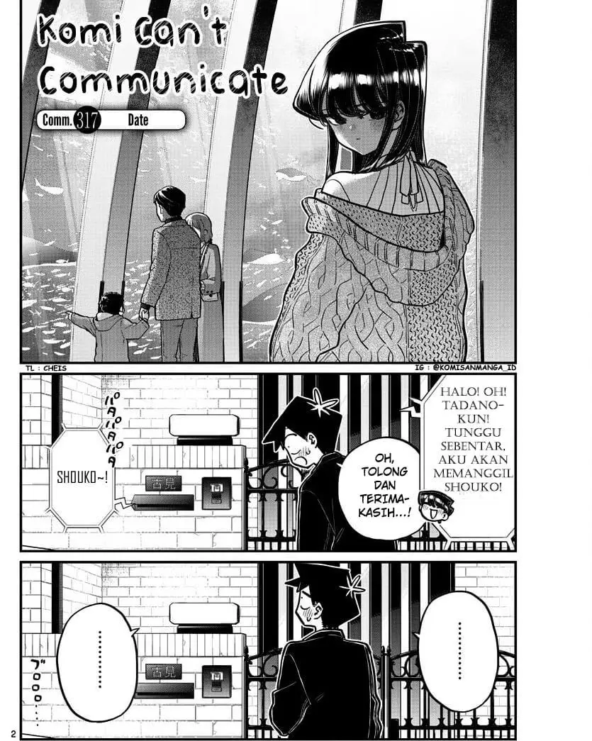 Manga Komi-san wa Komyushou Desu Chapter 317 gambar nomor 2