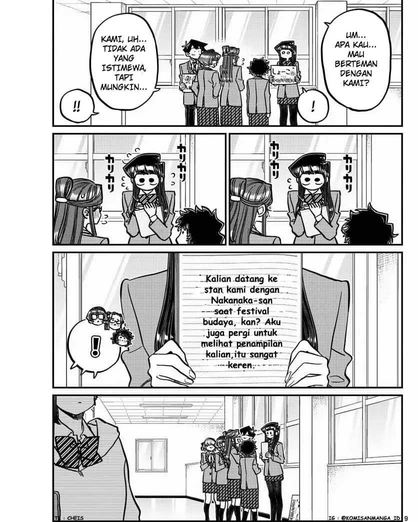 Komi-san wa Komyushou Desu Chapter 329 Gambar 9