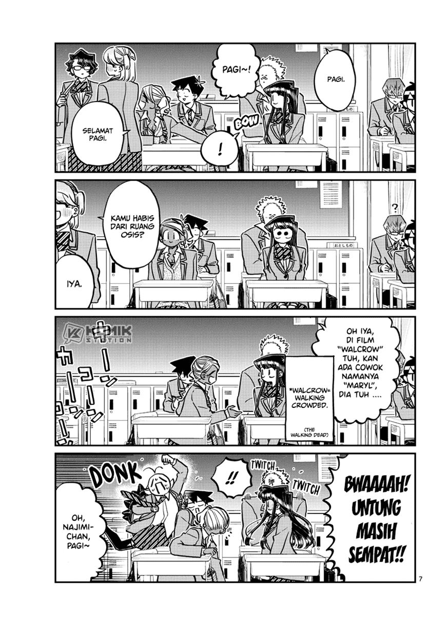 Komi-san wa Komyushou Desu Chapter 298 Gambar 9