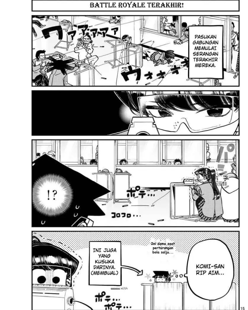 Komi-san wa Komyushou Desu Chapter 333.2 Gambar 15
