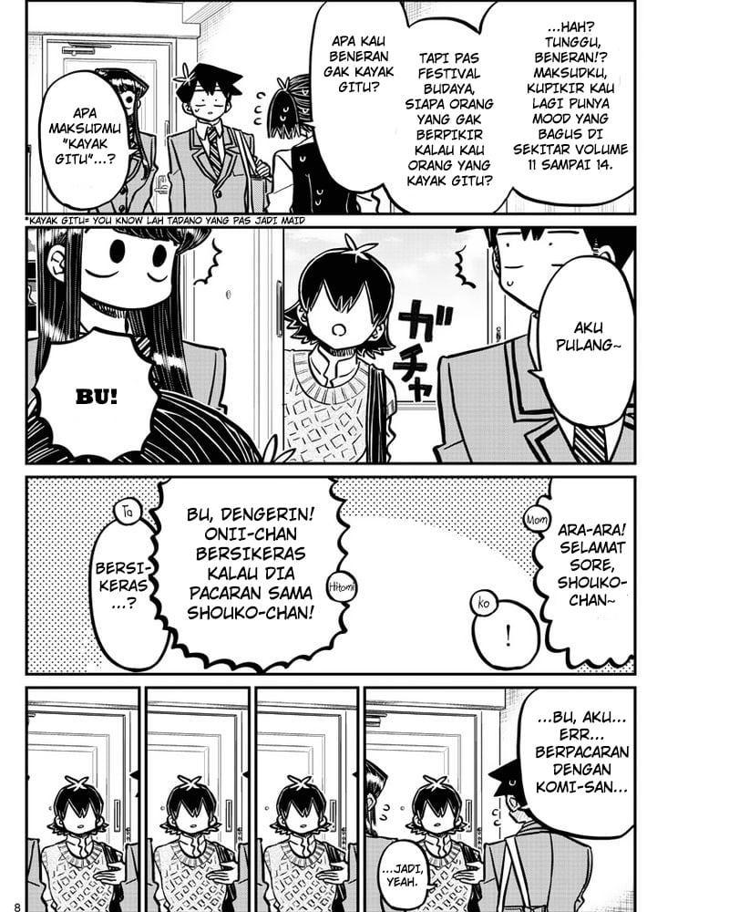 Komi-san wa Komyushou Desu Chapter 338 Gambar 8
