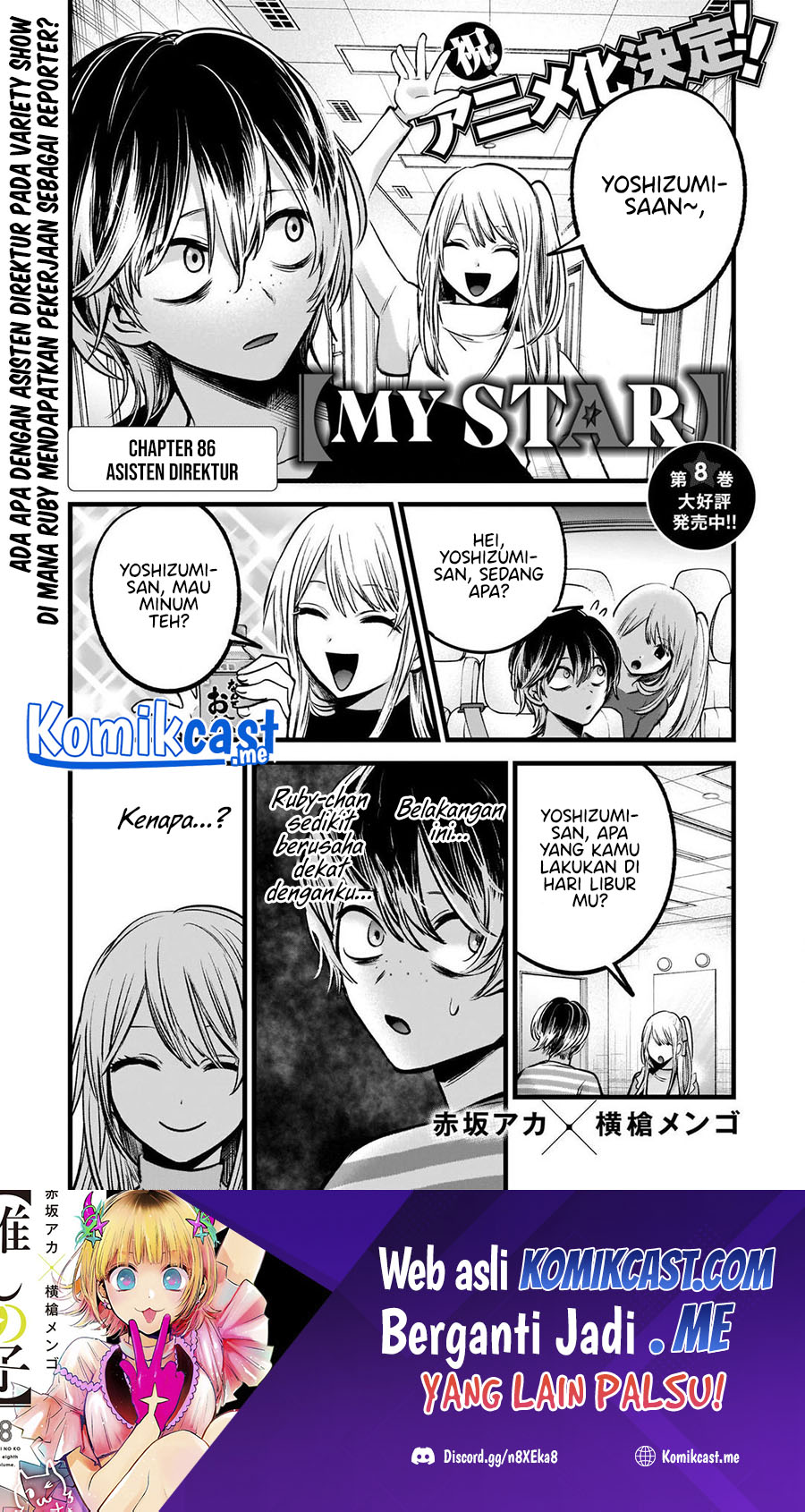 Manga Oshi no Ko Chapter 86 gambar nomor 2