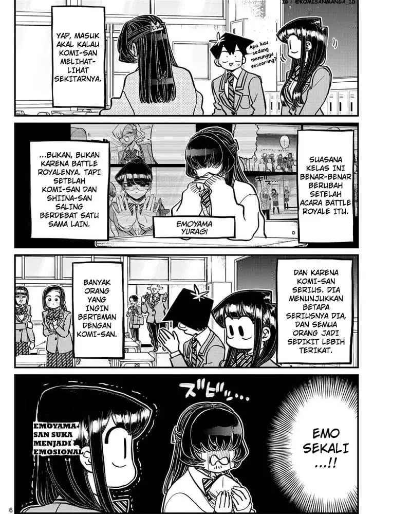 Komi-san wa Komyushou Desu Chapter 341 Gambar 6