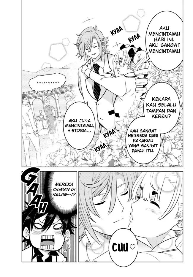 Ochikobore Datta Ani Ga Jitsuha Saikyou: Shijou Saikyou No Yuusha Wa Tensei-shi, Gakuen De Mujikaku Ni Musou Suru Chapter 02.2 Gambar 6