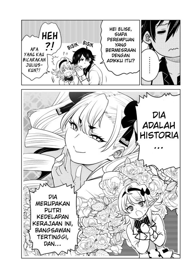 Ochikobore Datta Ani Ga Jitsuha Saikyou: Shijou Saikyou No Yuusha Wa Tensei-shi, Gakuen De Mujikaku Ni Musou Suru Chapter 02.2 Gambar 8