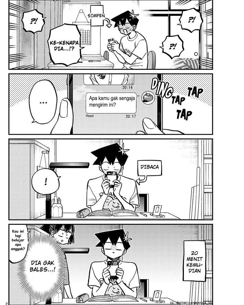 Manga Komi-san wa Komyushou Desu Chapter 355 gambar nomor 2