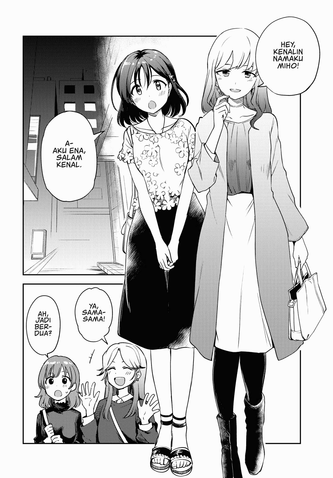 Manga Asumi-chan wa Les Fuuzoku ni Kyoumi ga Arimasu! Chapter 4 gambar nomor 2