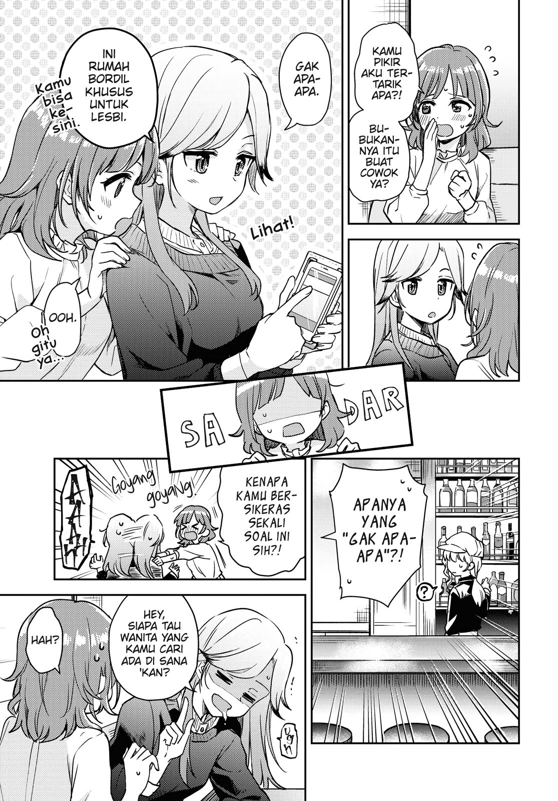 Asumi-chan wa Les Fuuzoku ni Kyoumi ga Arimasu! Chapter 1 Gambar 13
