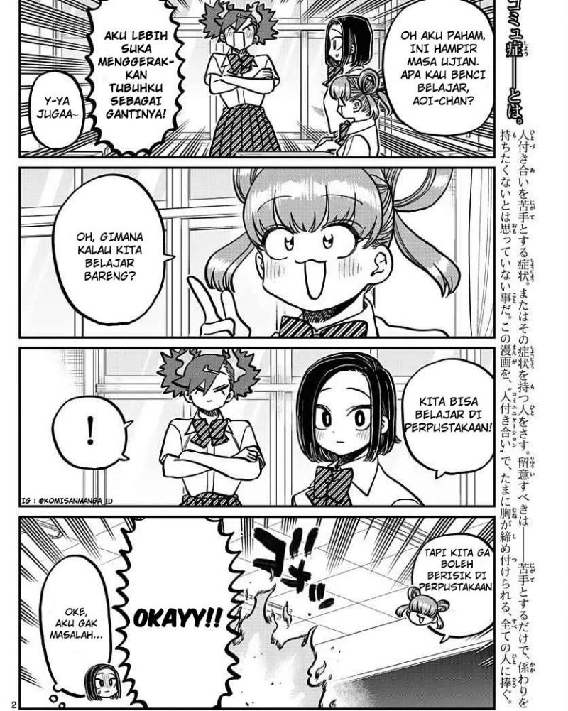 Manga Komi-san wa Komyushou Desu Chapter 371 gambar nomor 2