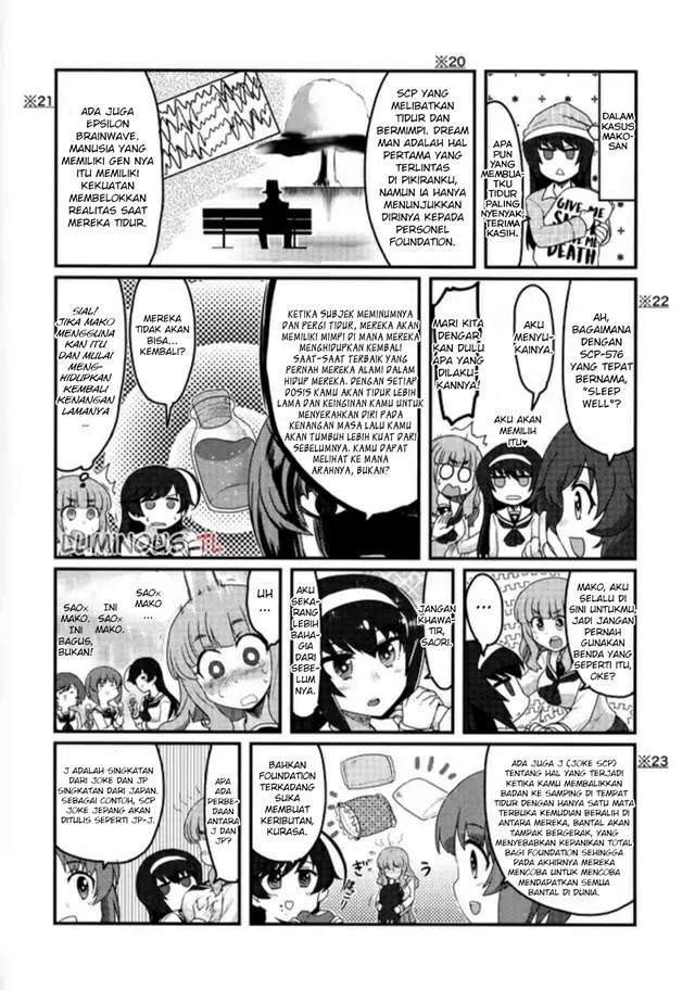 GIRLS und PANZER – GIRLS & SCP Chapter 00.1 Gambar 21