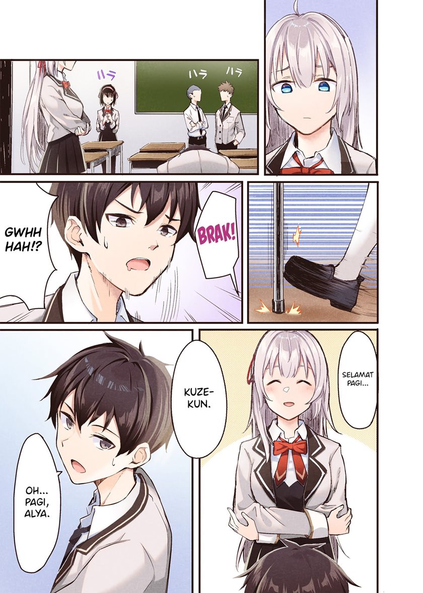 Tokidoki Bosotto Roshiago de Dereru Tonari no Alya-san Chapter 00.1 Gambar 5