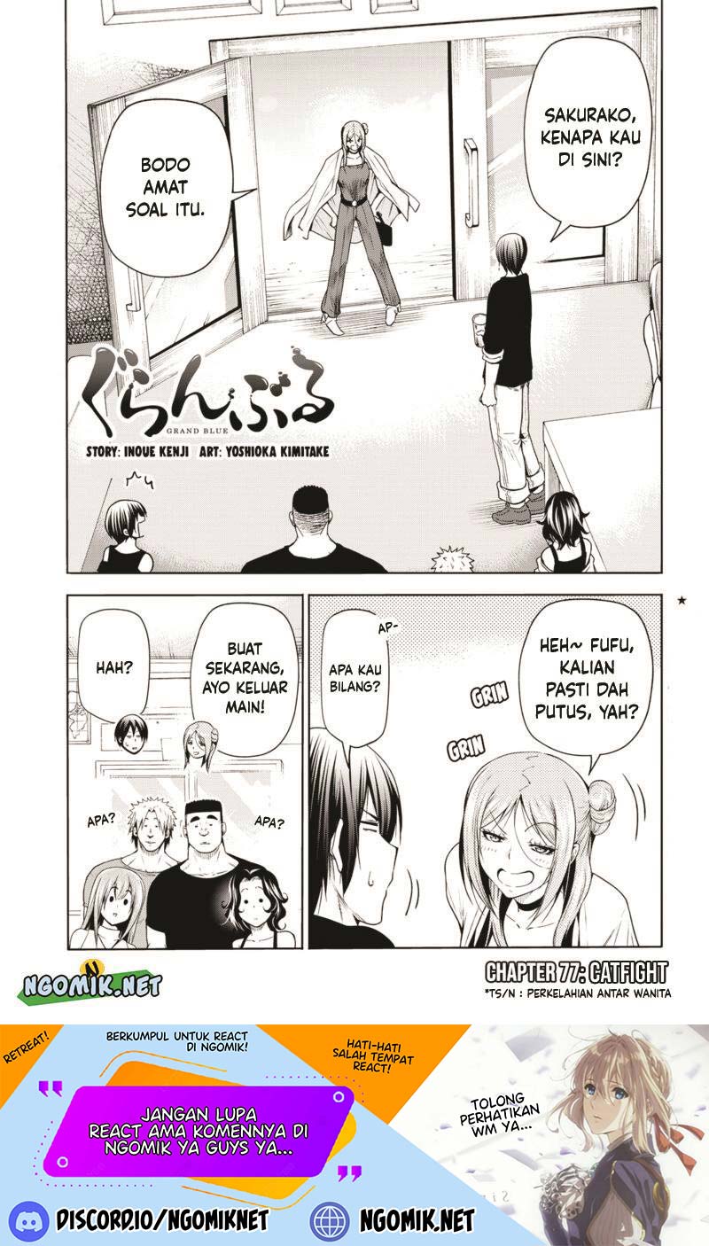 Manga Grand Blue Chapter 77 gambar nomor 2