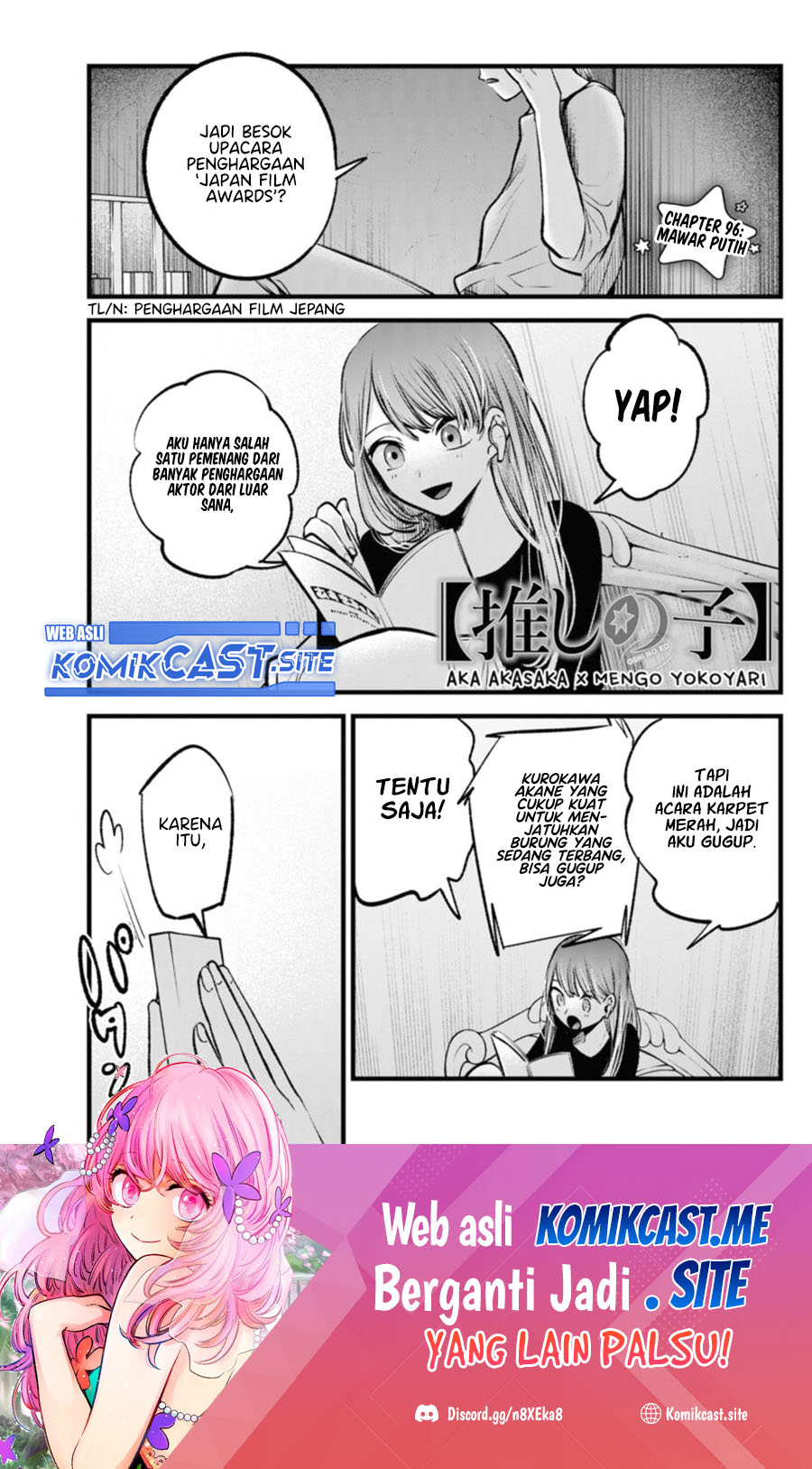 Manga Oshi no Ko Chapter 96 gambar nomor 2