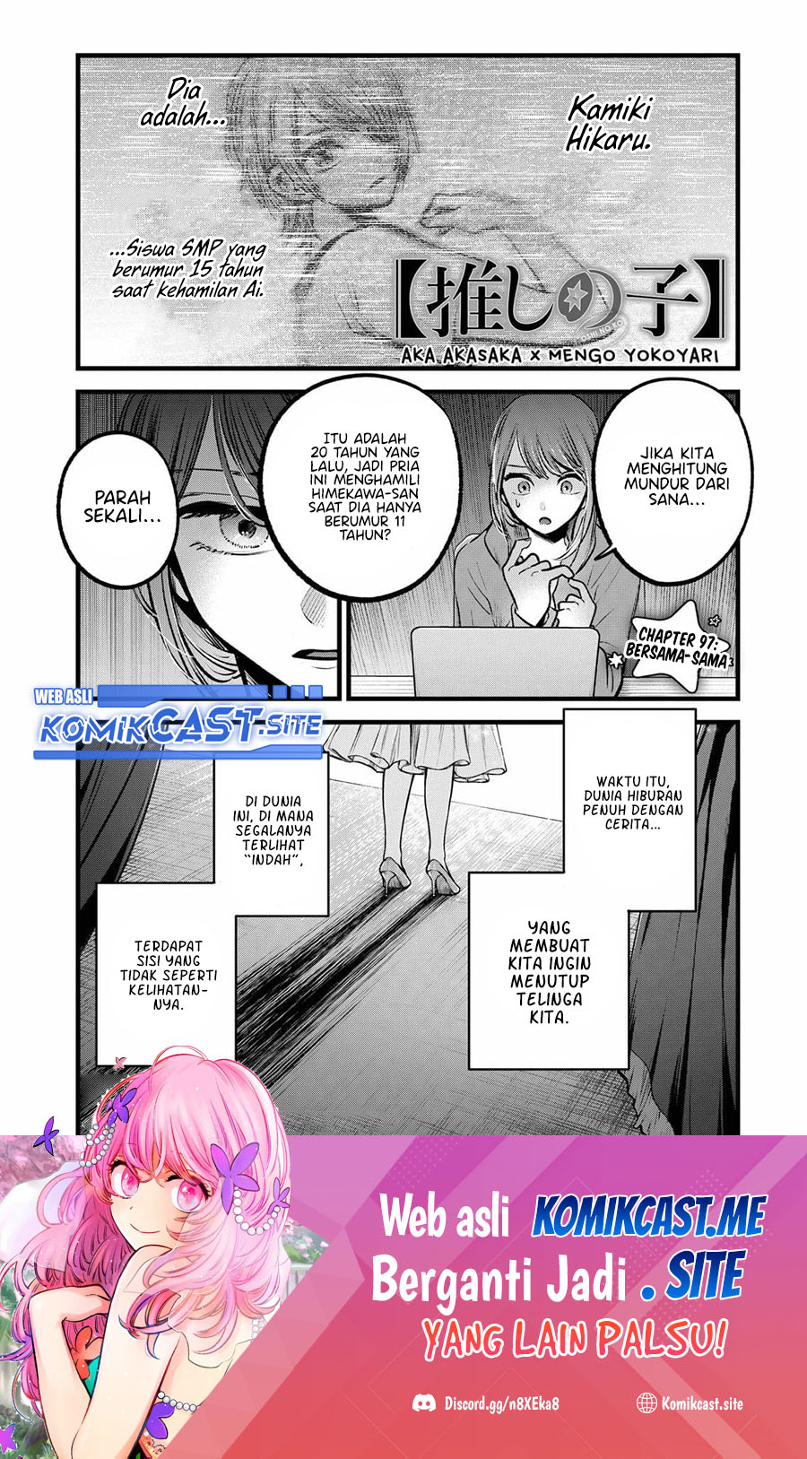 Manga Oshi no Ko Chapter 97 gambar nomor 2