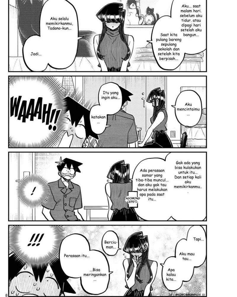 Komi-san wa Komyushou Desu Chapter 374 Gambar 8
