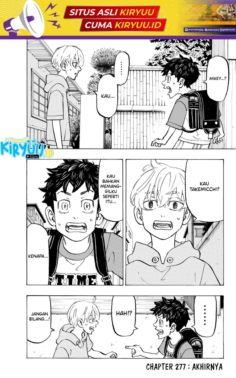 Manga Tokyo卍Revengers Chapter 277 gambar nomor 2