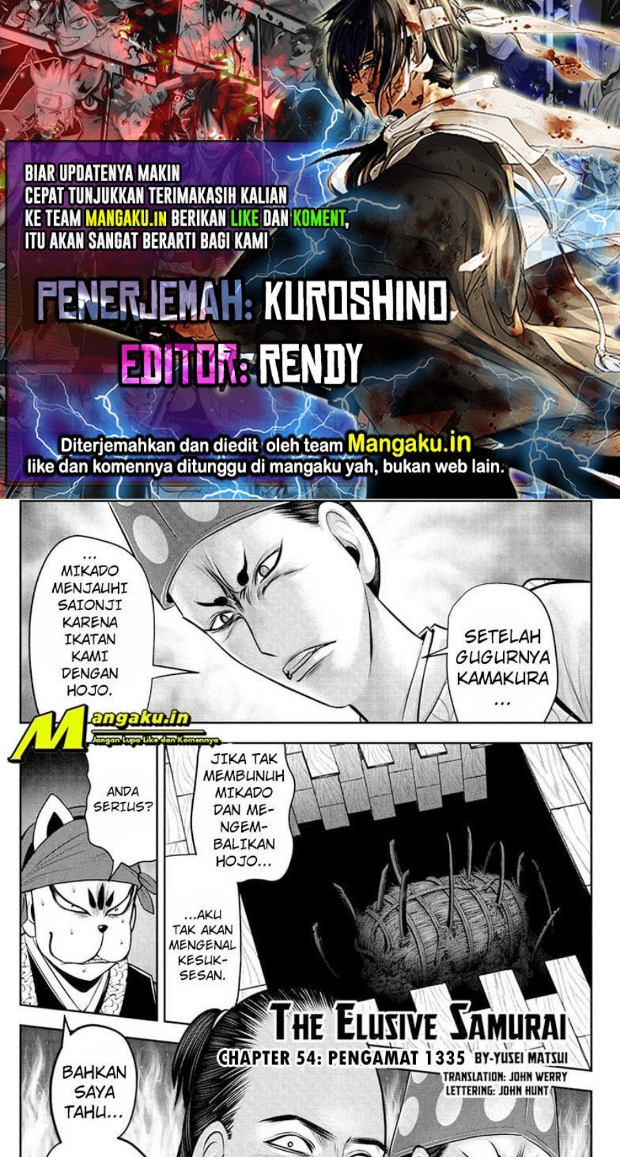 Komik The Elusive Samurai Chapter 54 gambar nomor 1