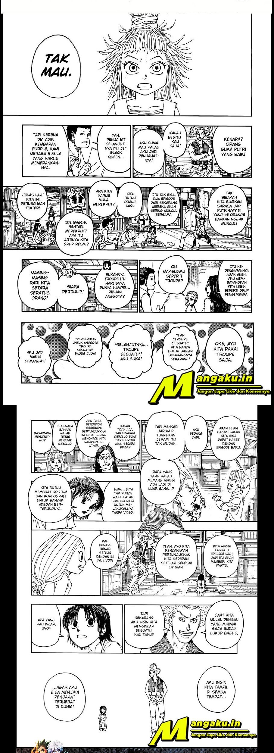Hunter x Hunter Chapter 396 Gambar 11