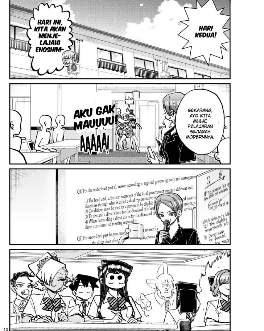 Komi-san wa Komyushou Desu Chapter 382 Gambar 12