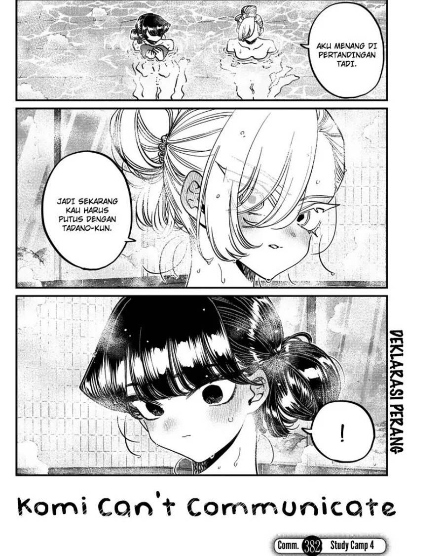 Manga Komi-san wa Komyushou Desu Chapter 382 gambar nomor 2