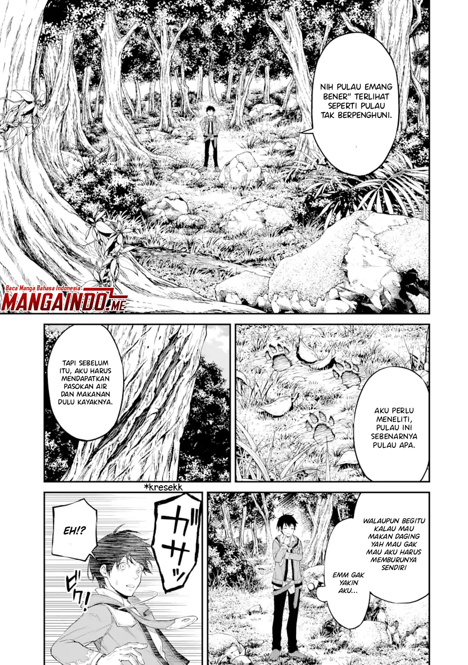 Tensei Shitara Saikyoushutachi ga Sumau Shima Deshita. Kono Shima de Slow Life wo Tanoshimimasu Chapter 01.1 Gambar 13