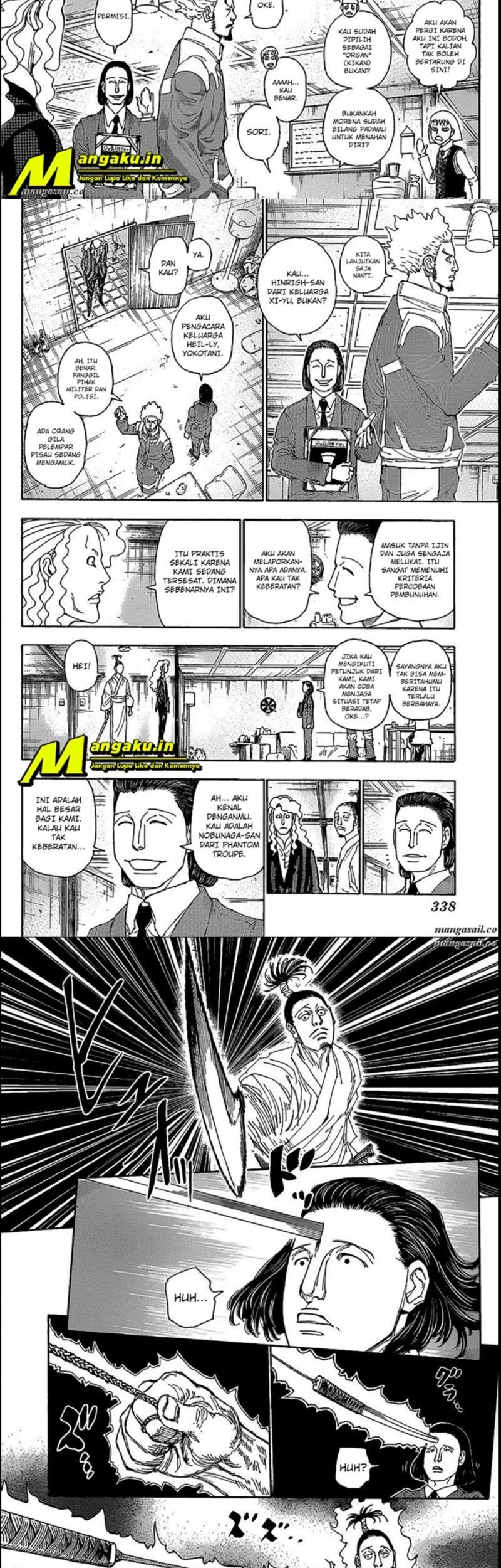 Hunter x Hunter Chapter 399 Gambar 7