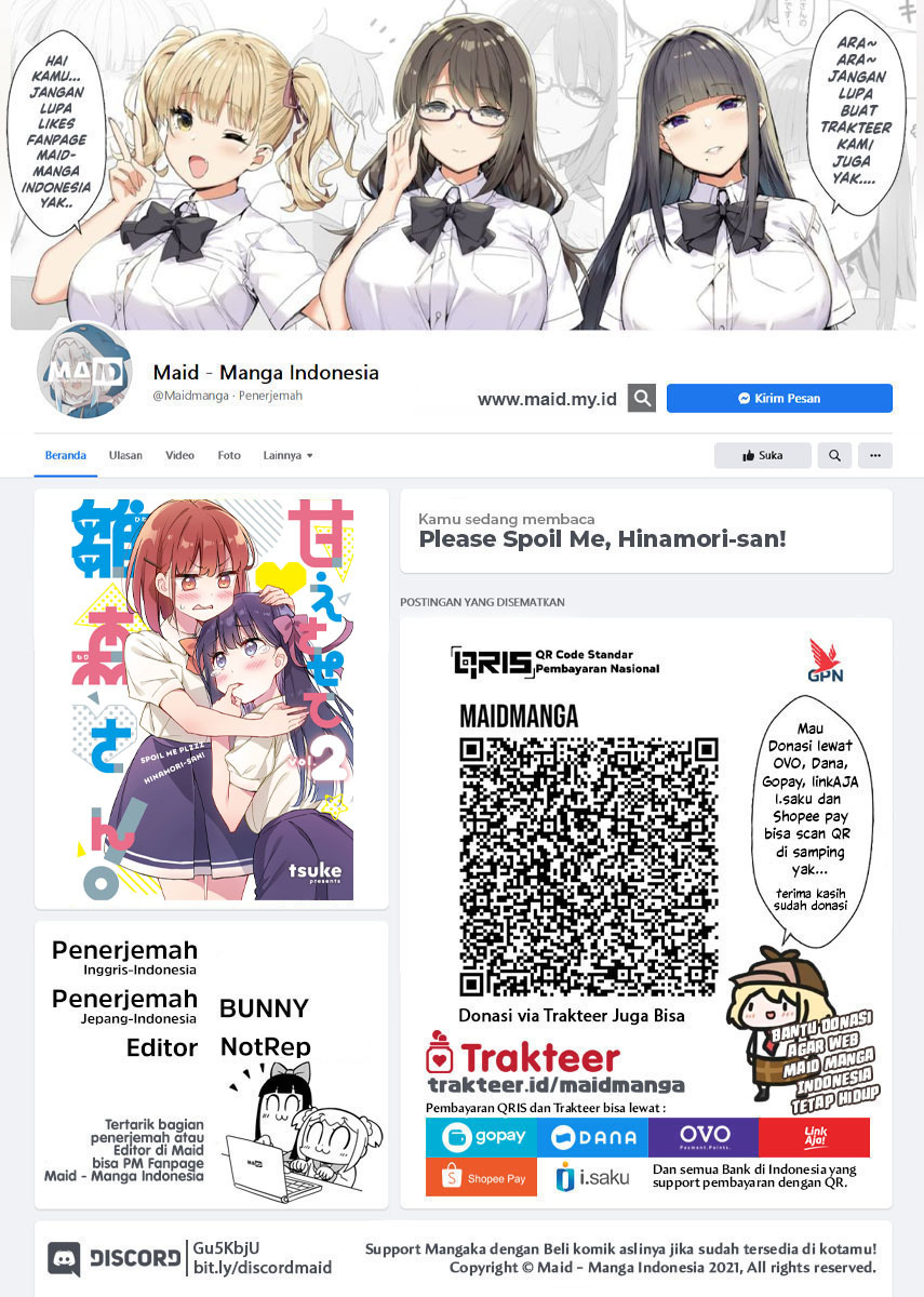 Manga Please Spoil Me, Hinamori-san! Chapter 14 gambar nomor 2