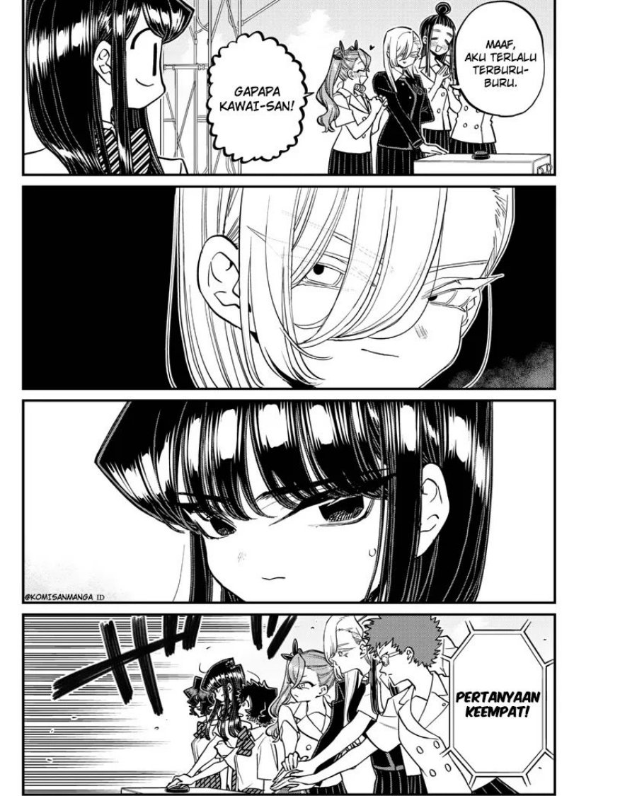 Komi-san wa Komyushou Desu Chapter 387 Gambar 8