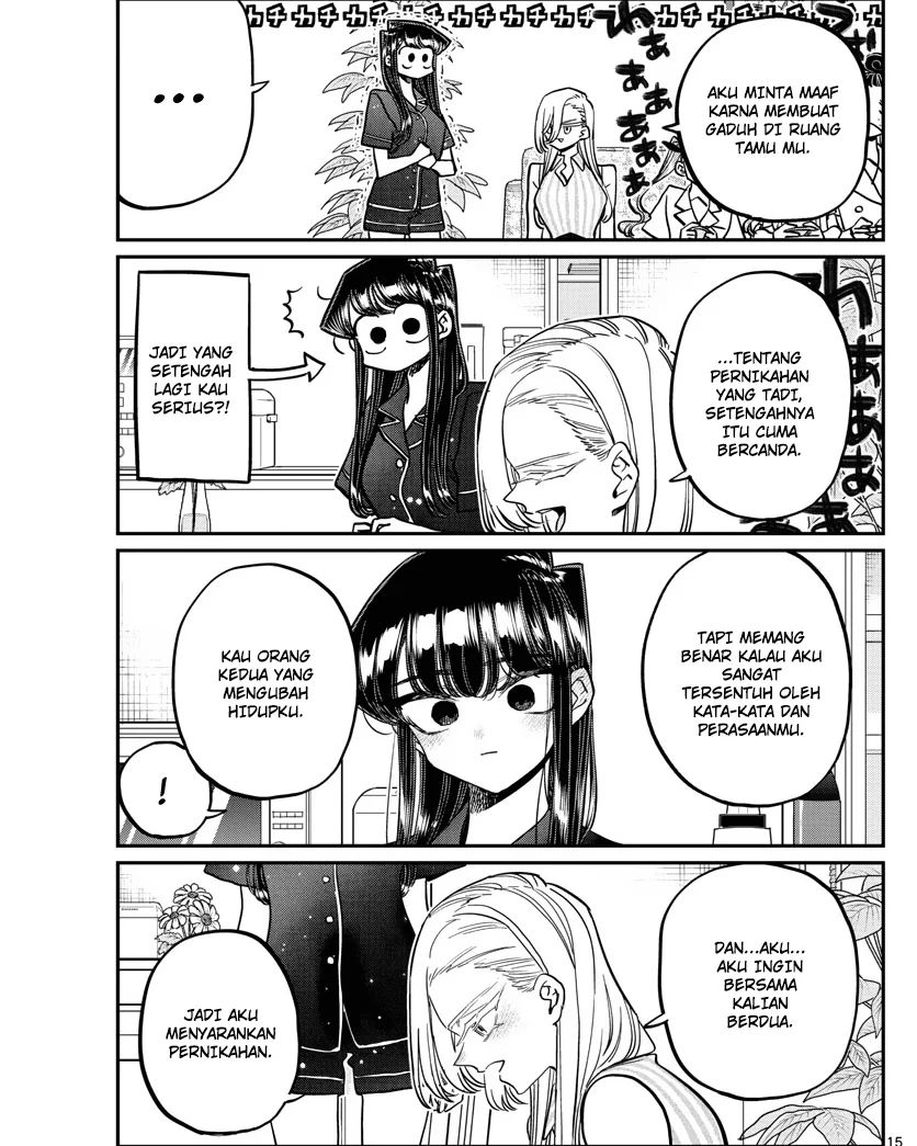 Komi-san wa Komyushou Desu Chapter 392 Gambar 15