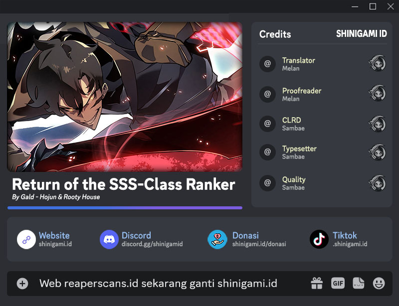 Komik Return of the SSS-Class Ranker Chapter 47 gambar nomor 1