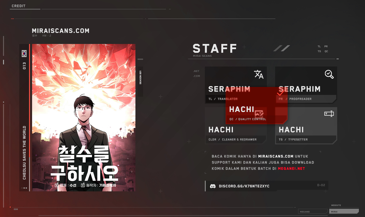 Komik Cheolsu Saves the World Chapter 13 gambar nomor 1