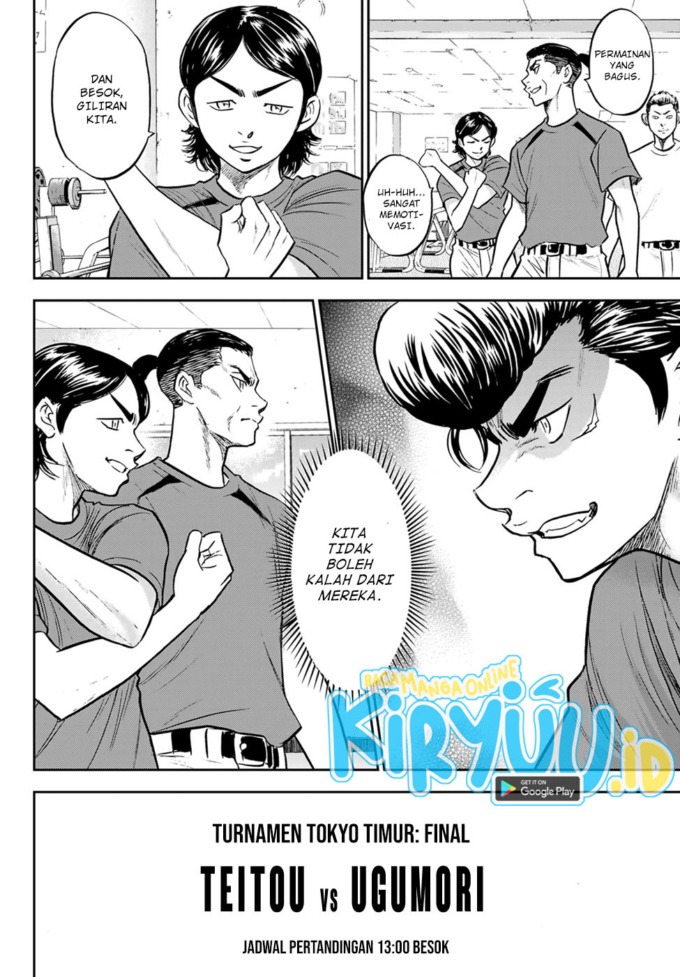 Diamond no Ace Act 2 Chapter 306 Gambar 10