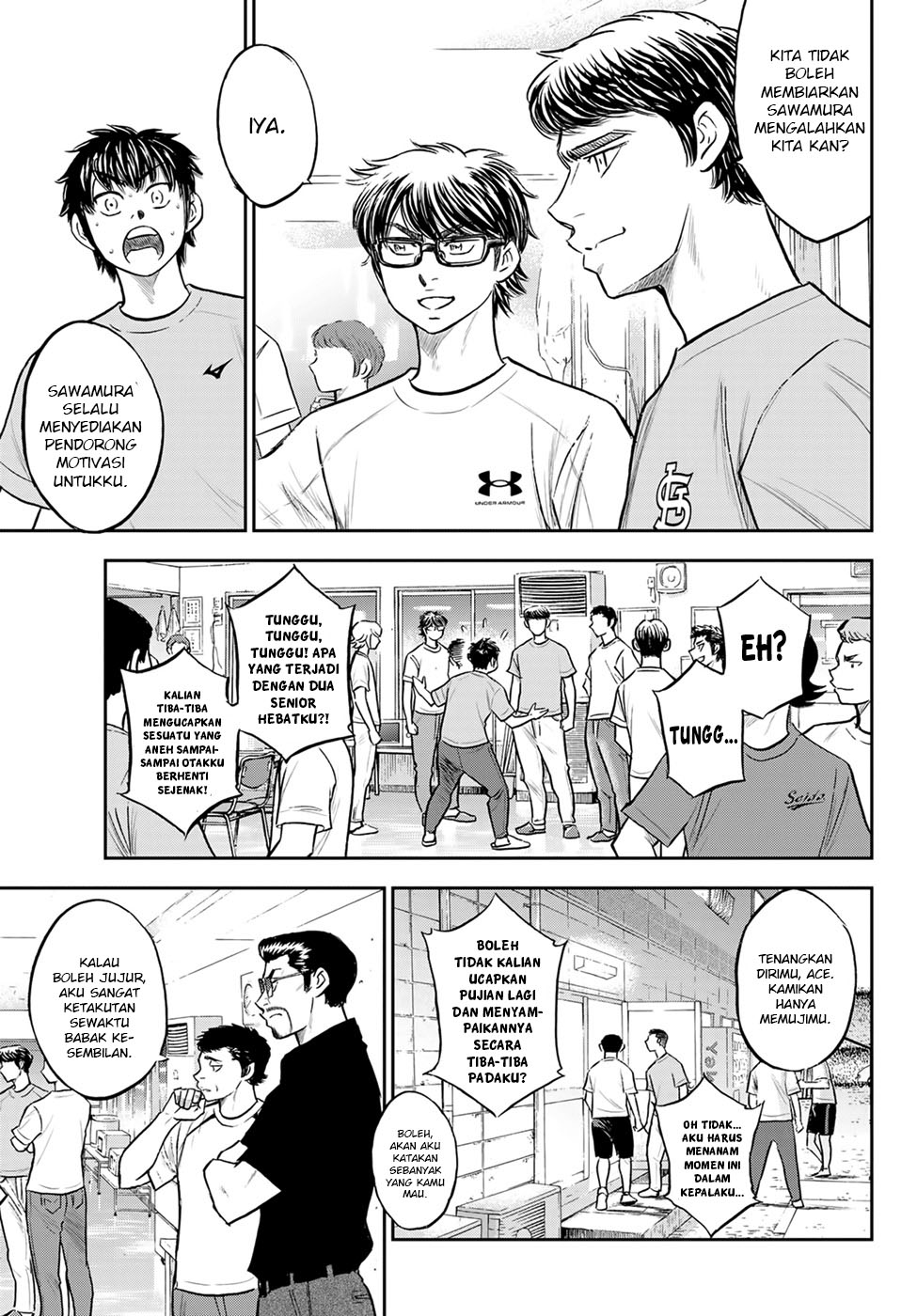 Diamond no Ace Act 2 Chapter 307 Gambar 9