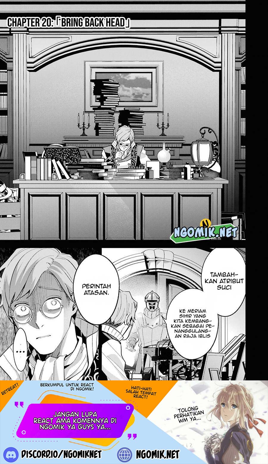 Manga The Executed Sage is Reincarnated as a Lich and Starts an All-Out War Chapter 20 gambar nomor 2