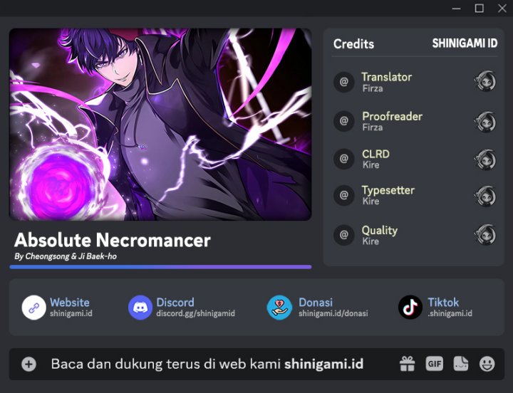 Komik Absolute Necromancer Chapter 02 gambar nomor 1