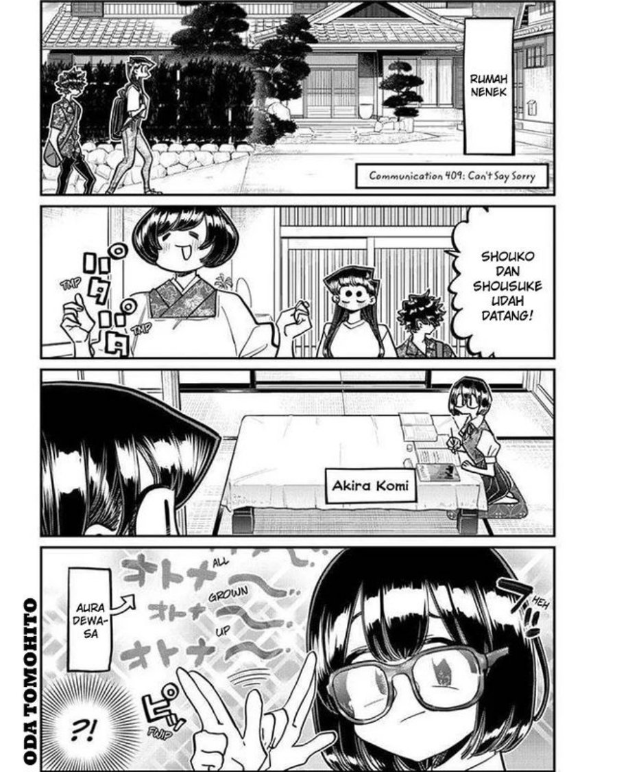 Komik Komi-san wa Komyushou Desu Chapter 409 gambar nomor 1