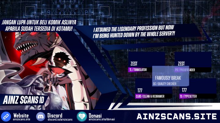 Komik I Attained the Legendary Profession But Now I’m Being Hunted Down by the Whole Server?! Chapter 15 gambar nomor 1