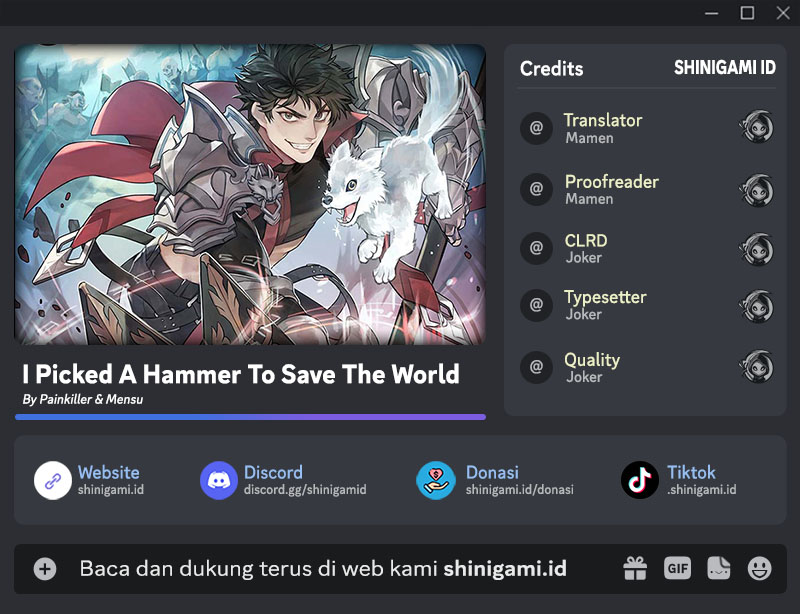 Komik I Picked A Hammer To Save The World Chapter 34 gambar nomor 1