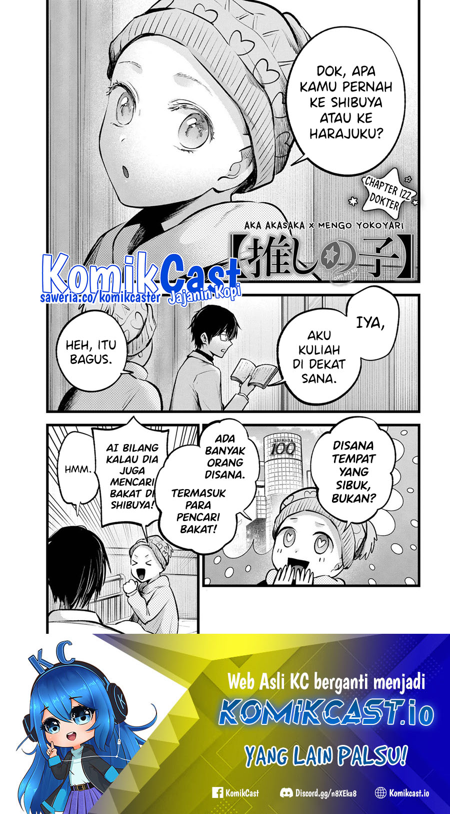 Manga Oshi no Ko Chapter 122 gambar nomor 2