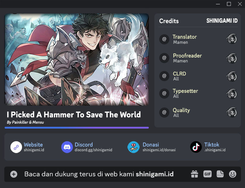 Komik I Picked A Hammer To Save The World Chapter 40 gambar nomor 1
