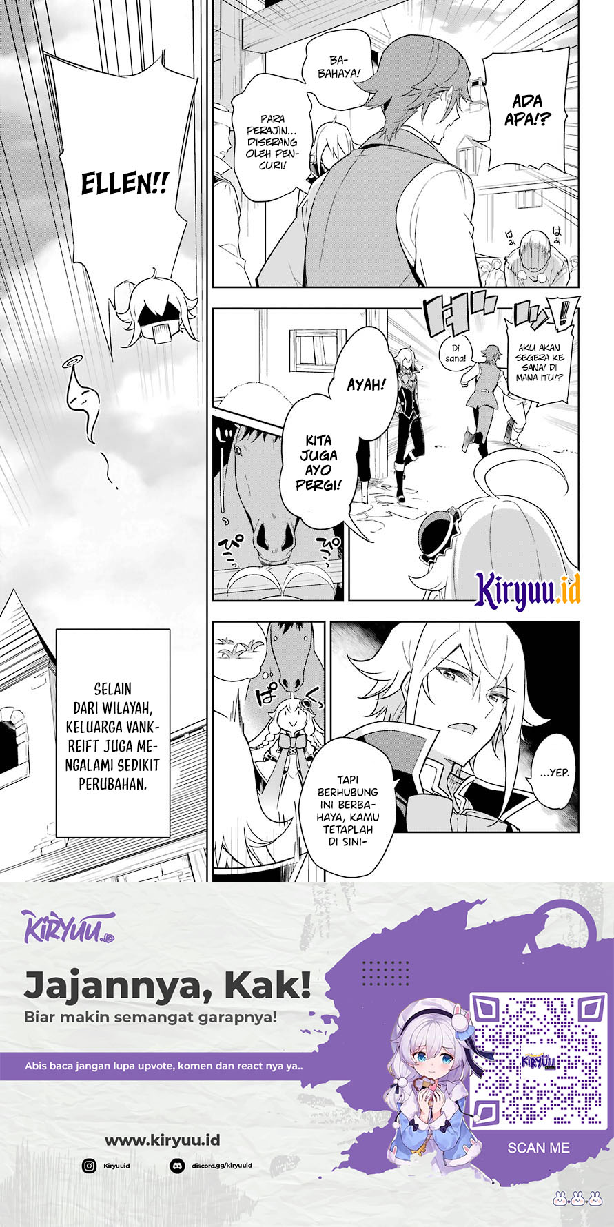 Chichi wa Eiyuu, Haha wa Seirei, Musume no Watashi wa Tenseisha Chapter 39 Gambar 11
