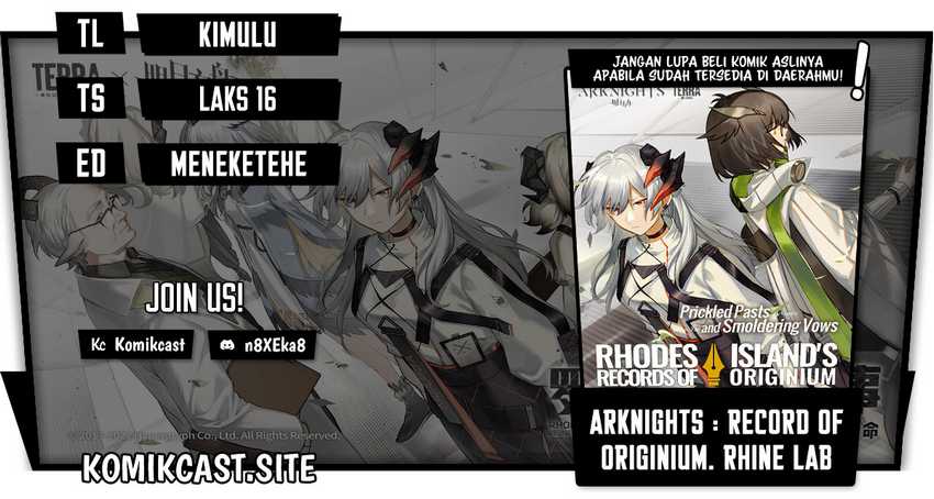 Komik Rhodes Island’s Records Of Originium – Rhine Lab Chapter 01.1 gambar nomor 1